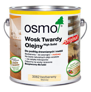 OSMO Wosk twardy olejny MATOWY bezbarwny 3062 0,005L próbka