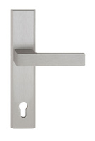 KLAMKA TOTAL 92MM WKŁAD INOX PRAWA