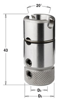 CMT Szybkozłączka do wierteł D3=10 D2=20 L=43 RH+LH MORBIDELLI 360.201.00