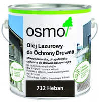 OSMO Olej lazurowy / Lazura olejna do ochrony drewna HEBAN 712 0,005L próbka